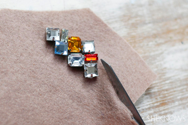DIY Jewel-embellished hair clips | SheKnows.com