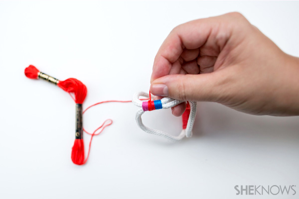 DIY mother-daughter embroidered rope bracelets | SheKnows.com