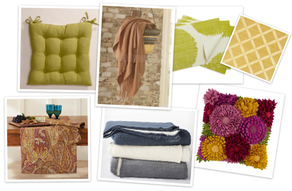 Fall linens, napkins and runners