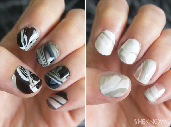 Ghostly spirit Halloween nails | SheKnows.com