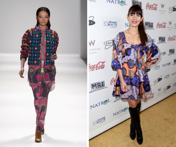 Mixed prints fashion trend