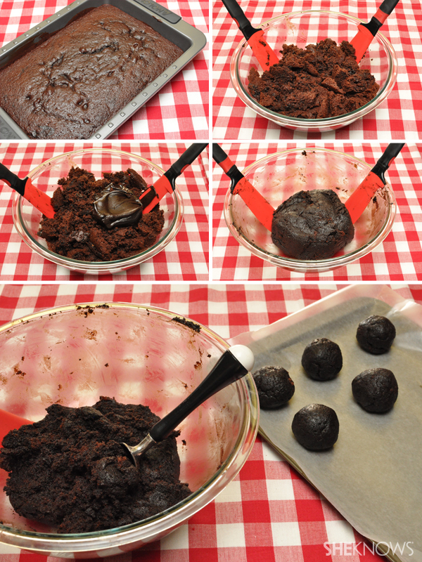 Step one, make cakeballs