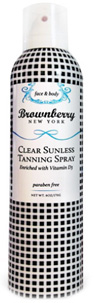 Product Review: Brownberry New York Clear Sunless Tanning Spray