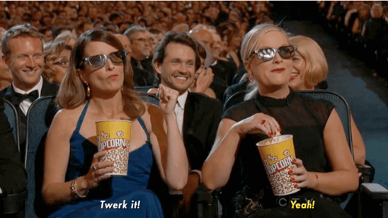 Amy Poehler and Tina Fey Twerk It Golden Globes