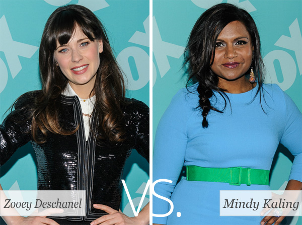 Who's hotter: Zooey Deschanel or Mindy Kaling?
