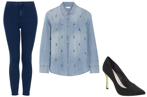 denim on denim for work