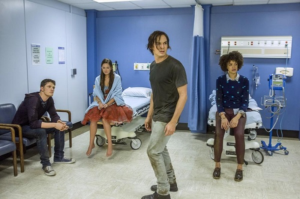 Luke, Olivia, Caleb and Remy at the Hospital in Ravenswood