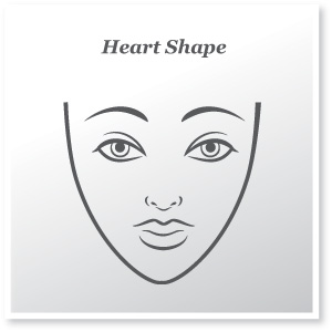 Heart face shape