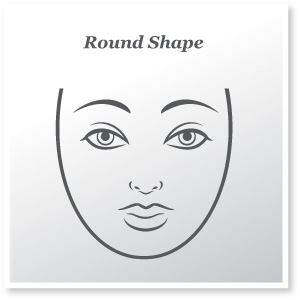 Round face shape