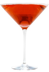 White cherry sparkling punch