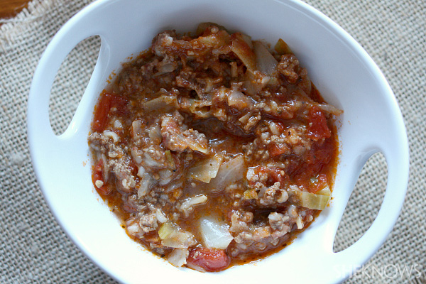 Cabbage roll soup