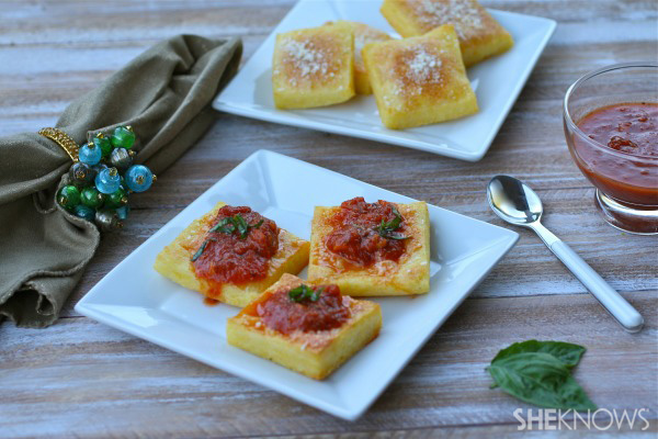 Gluten-free Friday: Cheesy polenta squares