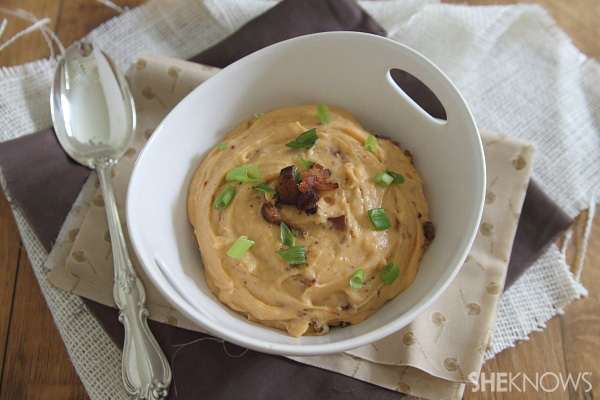 Spicy bacon mashed potatoes