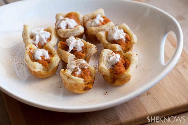 Mini sweet potato pie bites