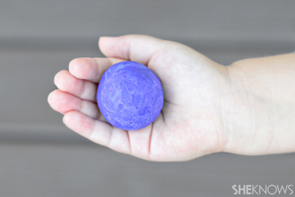 Corn starch bouncy ball