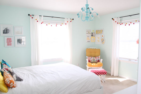 Cheerful prints and unique accent colors