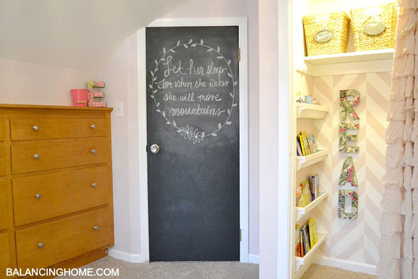 Clever closet reading nook