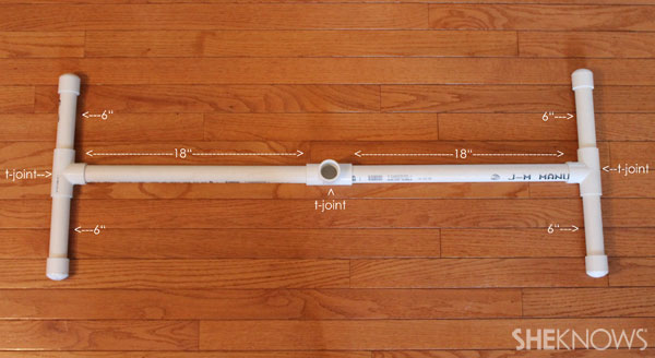 DIY backdrop and frame