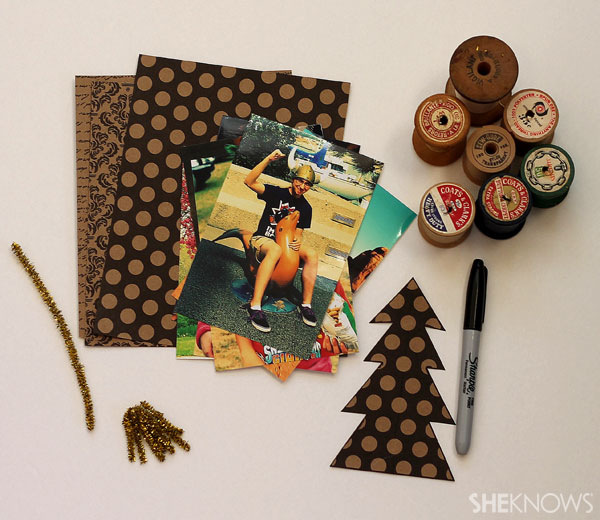 DIY photo place cards: supplies