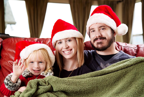 Family Christmas photo