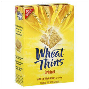 Wheat Thins and fruit
