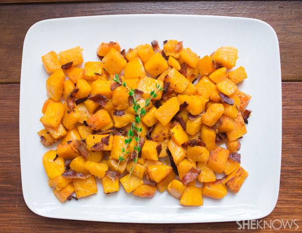 Caramelized butternut squash with bacon | SheKnows