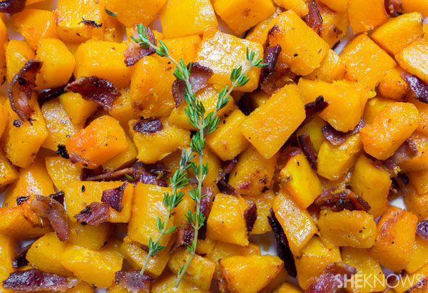 Caramelized butternut squash with bacon | SheKnows