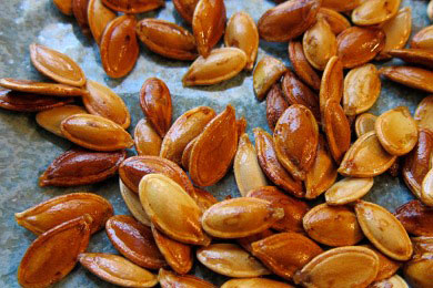 Roasted pumpkin seeds