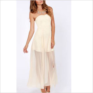 Dream strapless dress