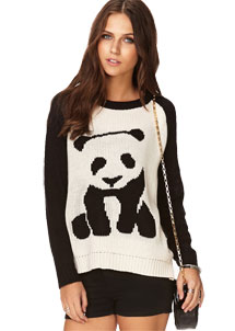 Quirky Panda Sweater