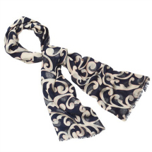 Lurex Dot Scroll Scarf