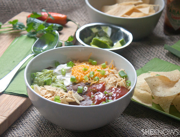 Black bean nacho soup recipe