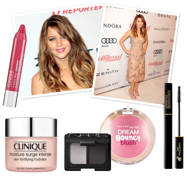 Jennifer Lawrence's bronzed babe makeup look