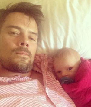 Josh Duhamel and son Axl