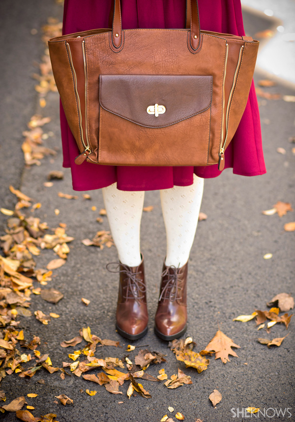 Fall outfits that rock plaid and polka dots | ModCloth & SheKnows.com