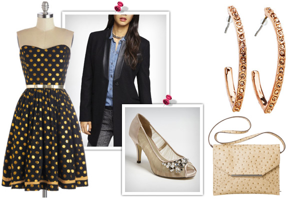 Kerry Washington's black and gold dress -- Get the look!