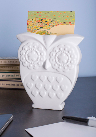 Owl vase