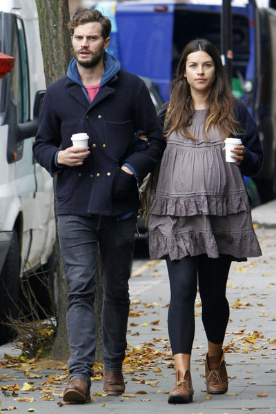 Fifty Shades of Grey's Jamie Dornan and pregnant wife