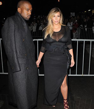 Kim Kardashian and Kanye West