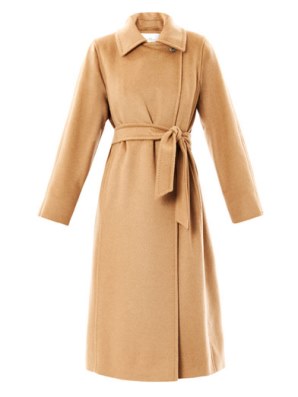 Kim Kardashian's Manuela camel coat