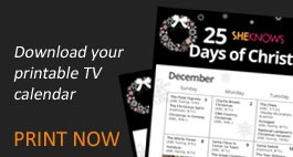 25 Days of Christmas TV calendar