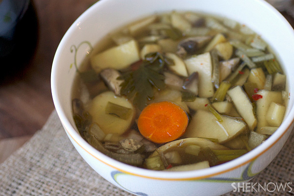 Crock pot fall vegetable soup