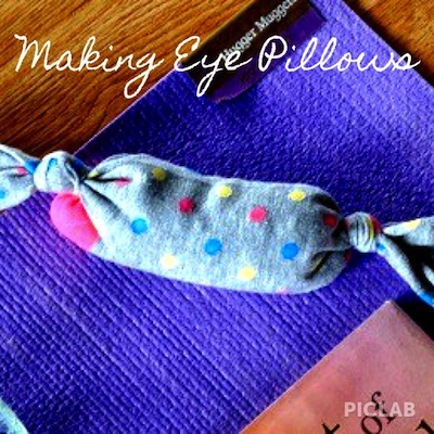 DIY eye pillow