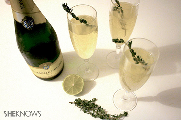 Line and elderflower sparkler | Sheknows.ca