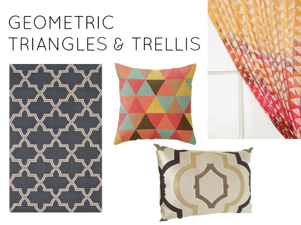 Geometric triangles and trellis