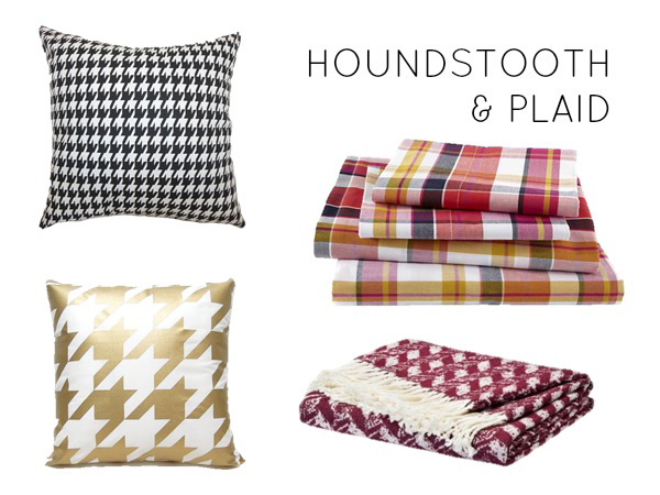 Houndstooth and plaid