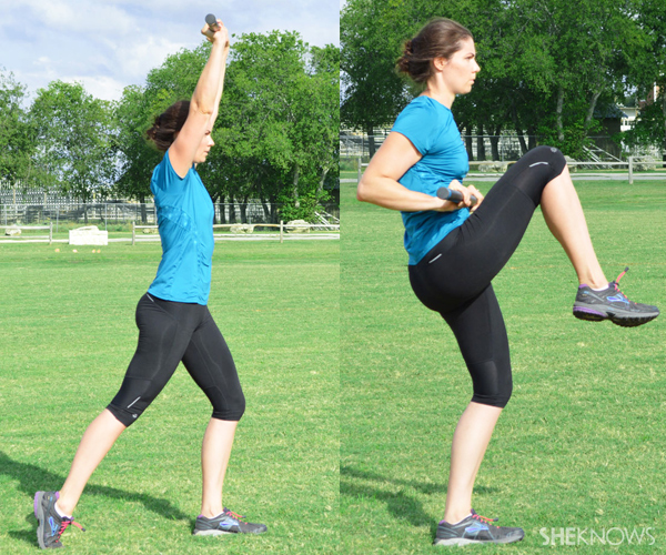 Knee thrust