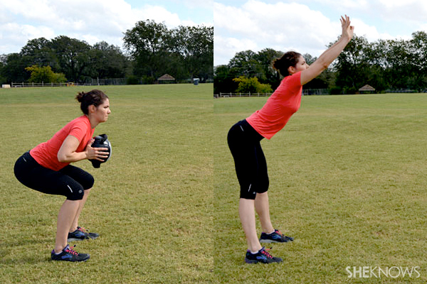 medicine ball throw