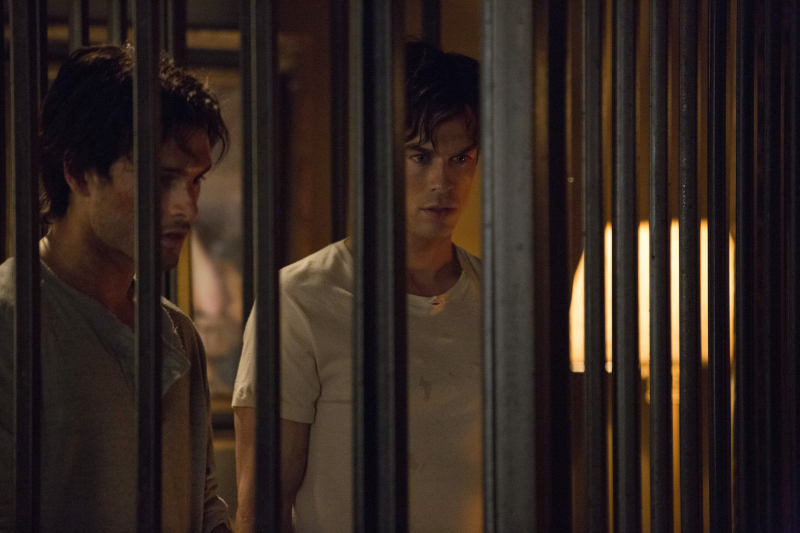 Damon faces The Society in The Vampire Diaries