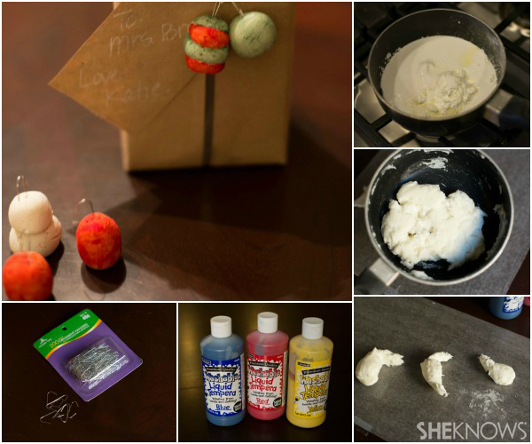 Polymer clay Christmas ornaments